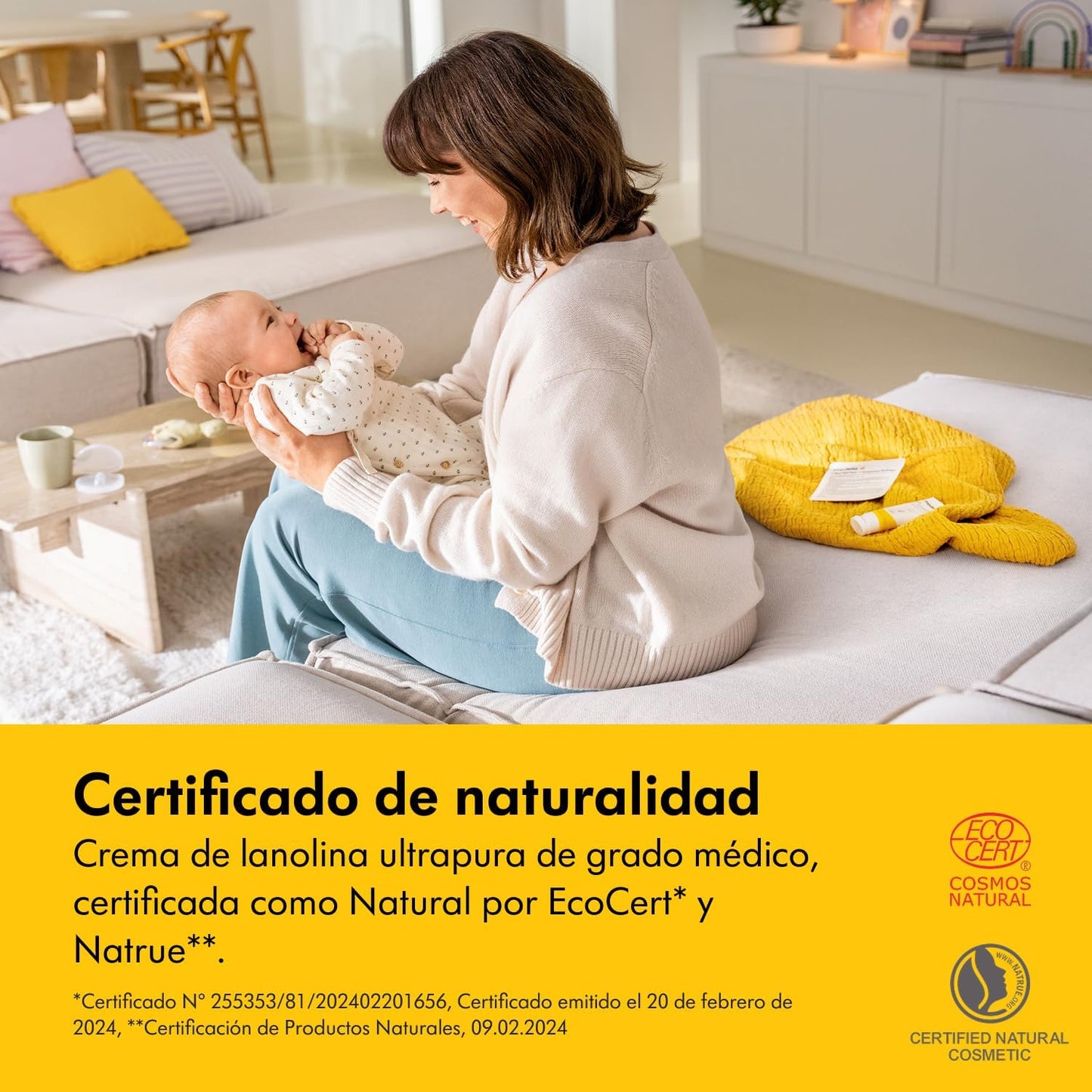 Medela Crema De Lanolina Purelan Para Pezones, Alivio Para Pezones Doloridos Y Piel Seca, a Base De Ingredientes Naturales, Hipoalergénica Y Probada Dermatológicamente, Sin Fragancia, 37 G