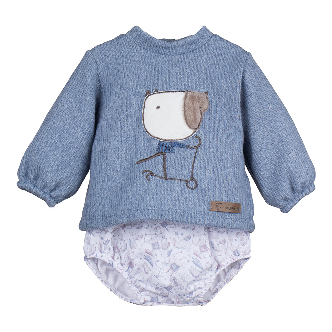 Conjunto pololo azul