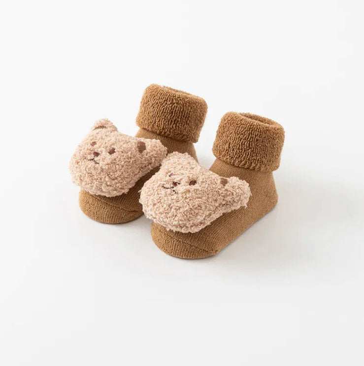Calcetines para bebé con osito