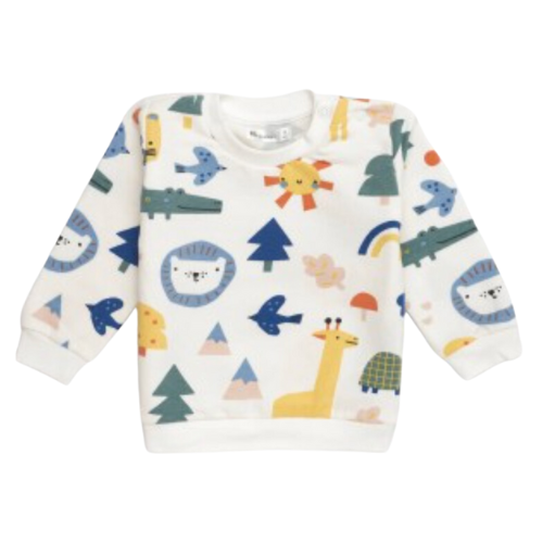 Sudadera de bebé niño animales del bosque