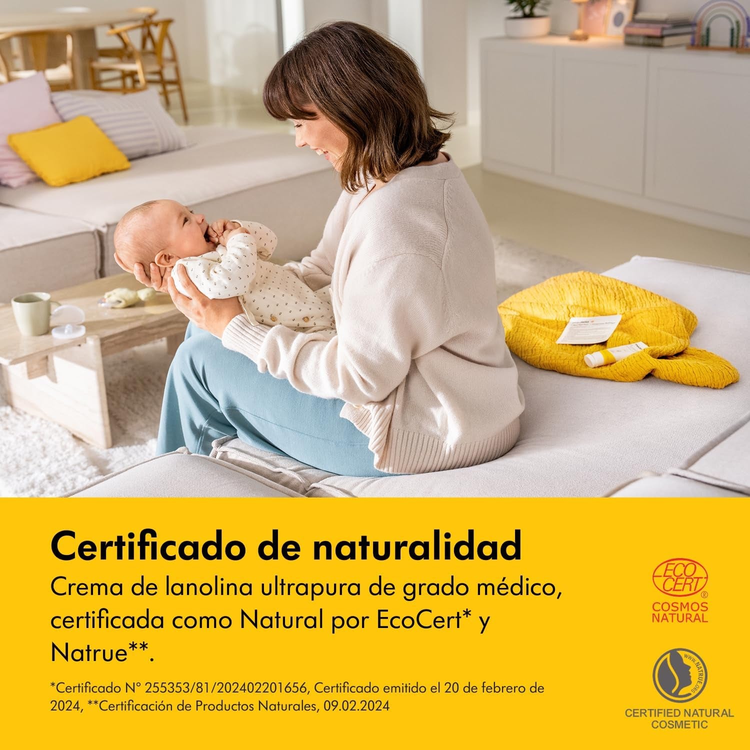 Medela Crema De Lanolina Purelan Para Pezones, Alivio Para Pezones Doloridos Y Piel Seca, a Base De Ingredientes Naturales, Hipoalergénica Y Probada Dermatológicamente, Sin Fragancia, 37 G