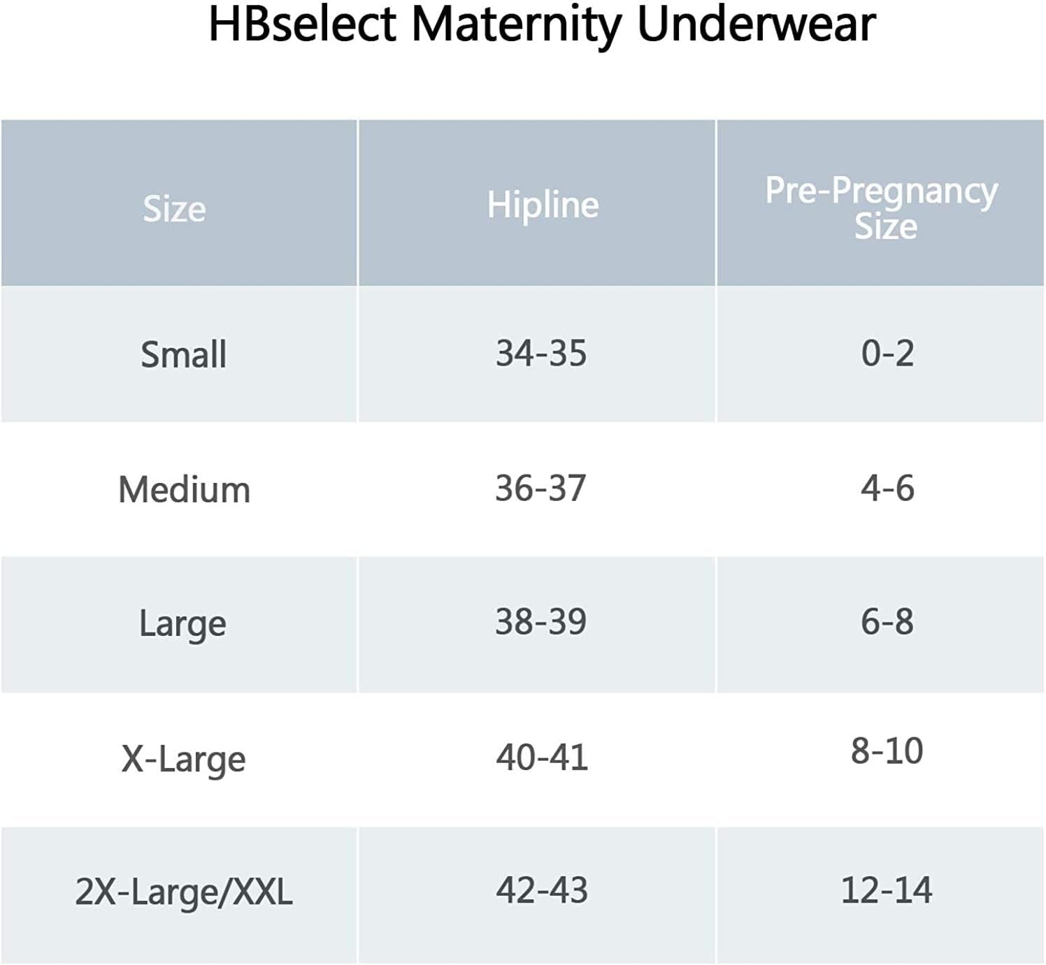 Hbselect 6 Bragas Embarazadas Algodon U Forma Braguitas Para Premamá Cintura Bajo Bragas Maternidad