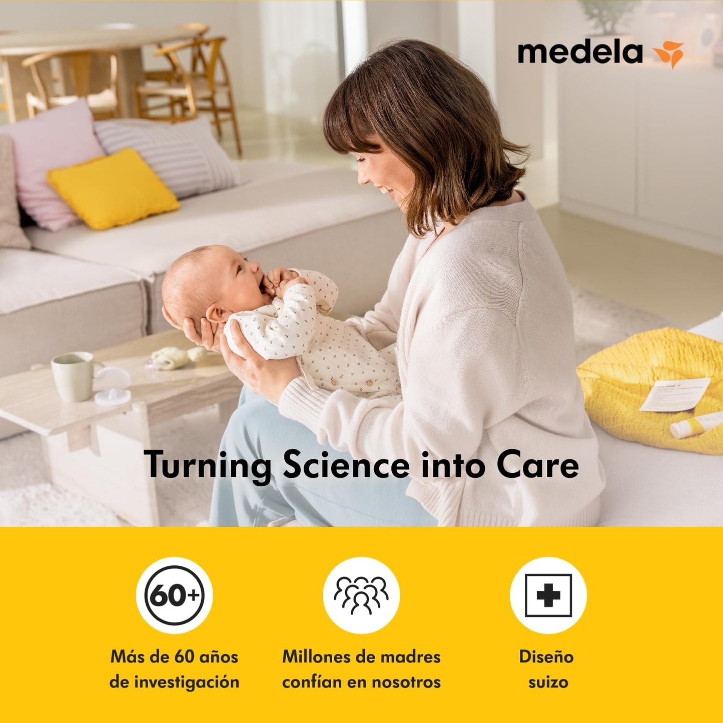 Medela Crema De Lanolina Purelan Para Pezones, Alivio Para Pezones Doloridos Y Piel Seca, a Base De Ingredientes Naturales, Hipoalergénica Y Probada Dermatológicamente, Sin Fragancia, 37 G