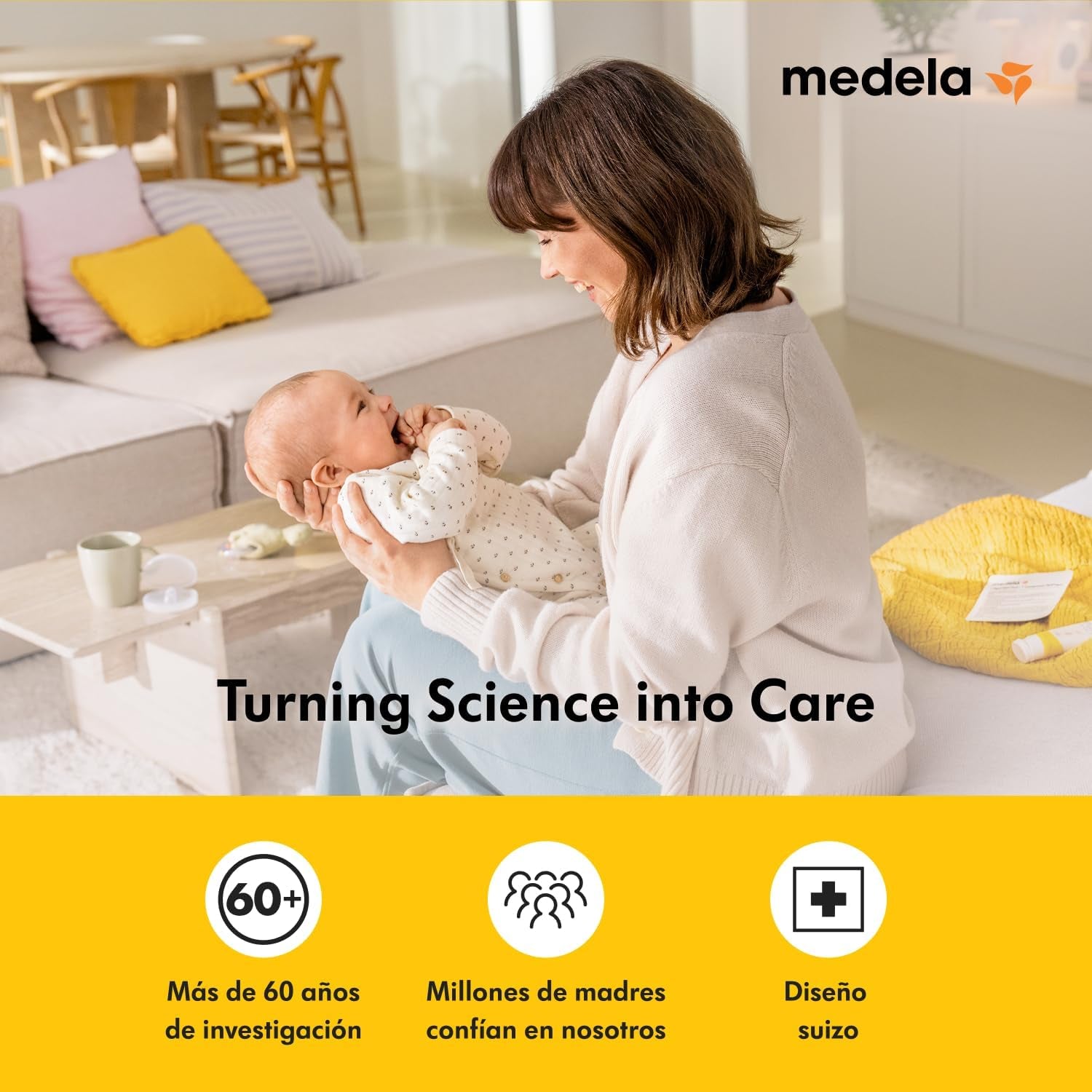 Medela Crema De Lanolina Purelan Para Pezones, Alivio Para Pezones Doloridos Y Piel Seca, a Base De Ingredientes Naturales, Hipoalergénica Y Probada Dermatológicamente, Sin Fragancia, 37 G