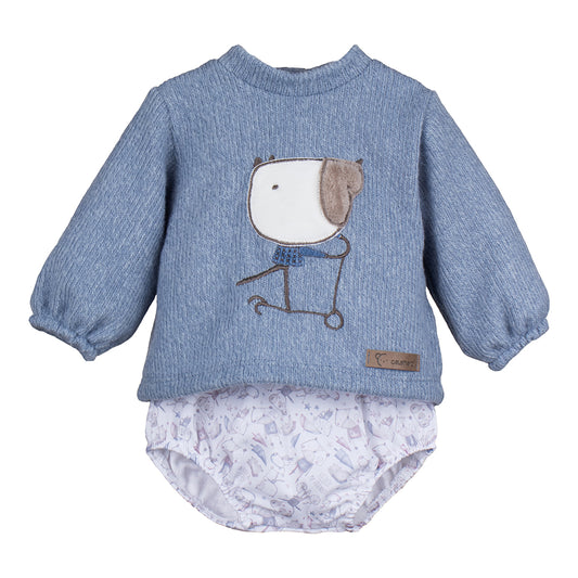 Conjunto pololo azul